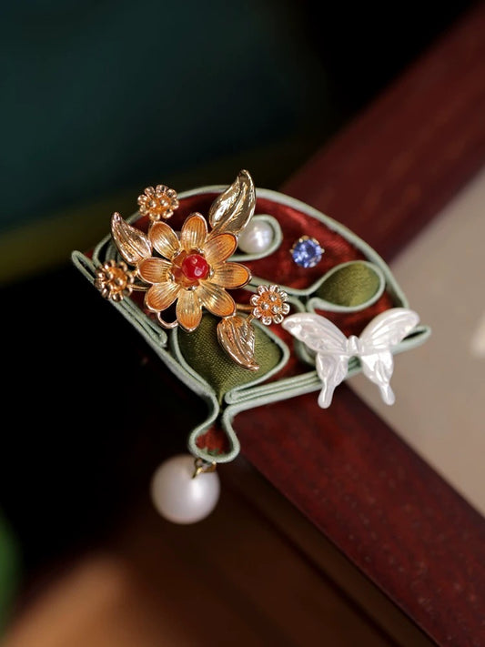 Whispers of the Fan - Handmade