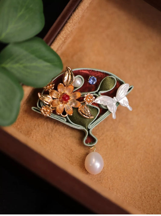 Whispers of the Fan - Handmade