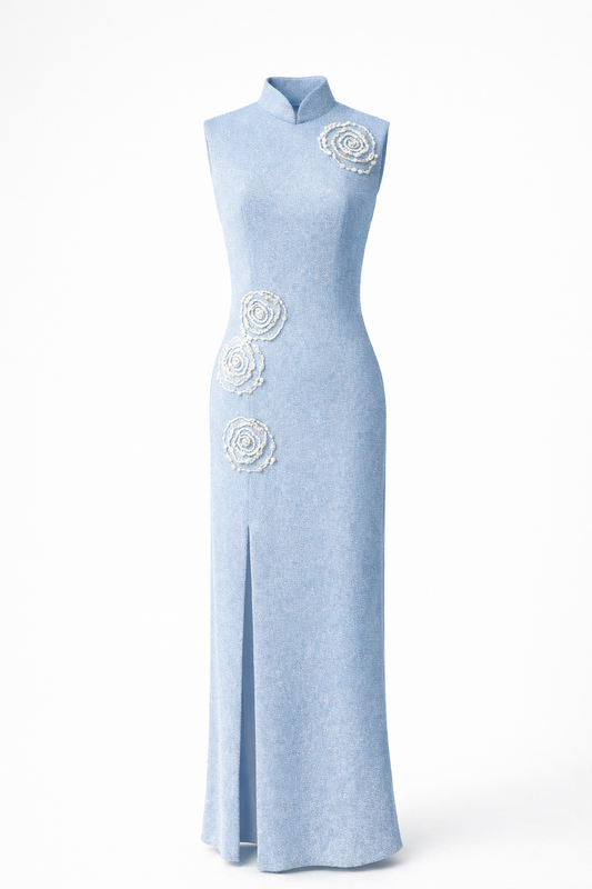 Raindrop Rose Gown