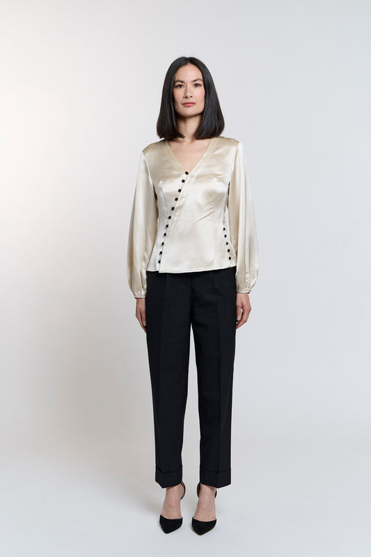 Asym Amélie Top Cream - Sample